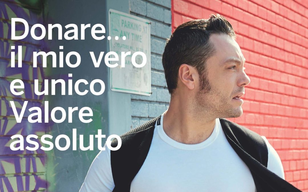 Tiziano Ferro promuove AVIS